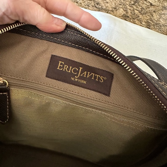 Eric Javits Squishee Isla Straw Shoulder Hand Bag & Mirror #116168 NWOT - Picture 7 of 16